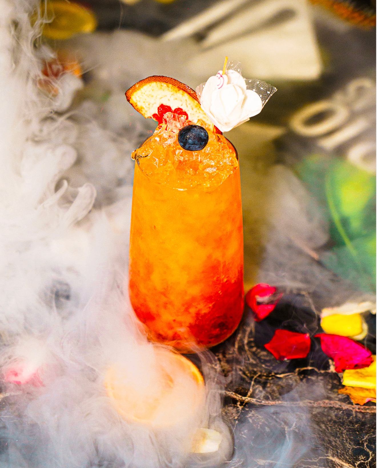Cocktail signature fumé